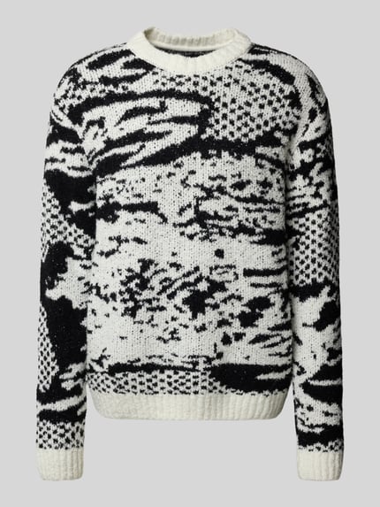 Regular fit gebreide pullover met wol model 'PANKU' Shop The Look MANNEQUINE