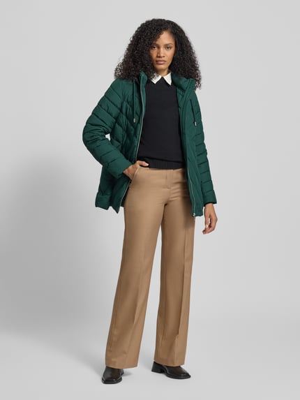 Christian Berg Woman Selection Steppjacke mit Reißverschlusstaschen Dunkelgruen 1