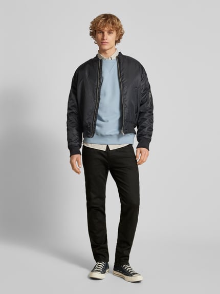 Levi's® Jeansy o kroju tapered fit z 5 kieszeniami model ‘502 NIGHTSHINE’ Czarny 1