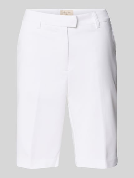 FREE/QUENT Korte regular fit broek met steekzakken, model 'Isabella' Wit - 2