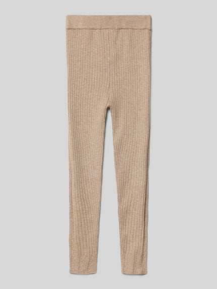Mayoral Slim Fit Leggings mit Feinripp Beige 3