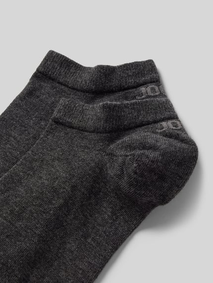 JOOP! COLLECTION Sneakersocken mit Label-Print Anthrazit Melange 2