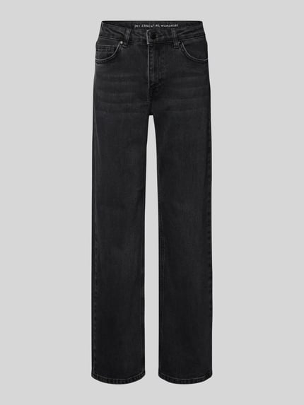 Straight Fit Jeans mit Eingrifftaschen Shop The Look MANNEQUINE