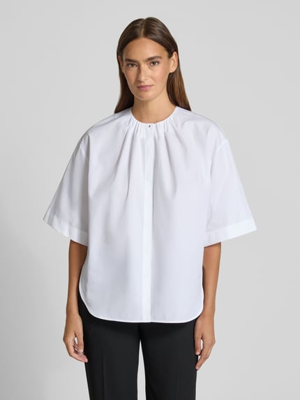 BOSS regular fit blouse van puur katoen model 'BANORENA' Wit - 4