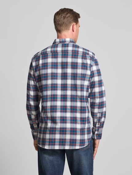 Christian Berg Men Regular fit vrijetijdsoverhemd met button-downkraag Petrol - 5