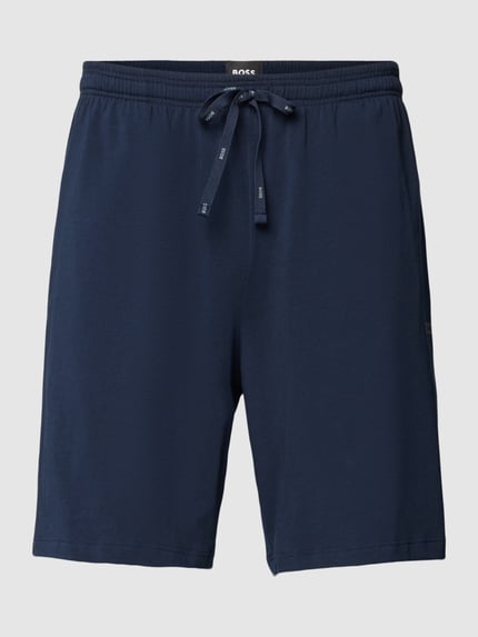 BOSS Sweatpants mit Label-Stitching Modell 'Mix&Match' Dunkelblau 2