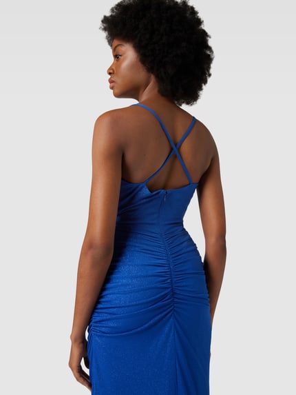 Jake*s Cocktail Abendkleid in Wickel-Optik Royal 3