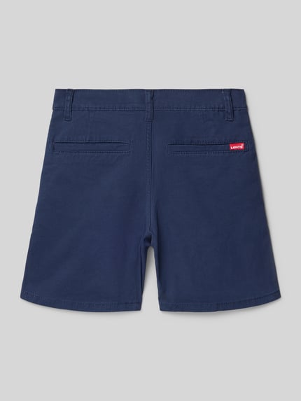 Levi’s® Kids Regular Fit Chinoshorts aus Baumwoll-Mix Marine 3