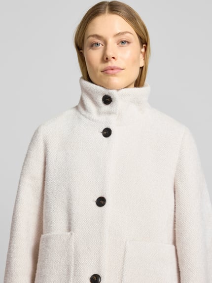 Tom Tailor Bluzon o kroju regular fit ze stójką Złamany biały 3