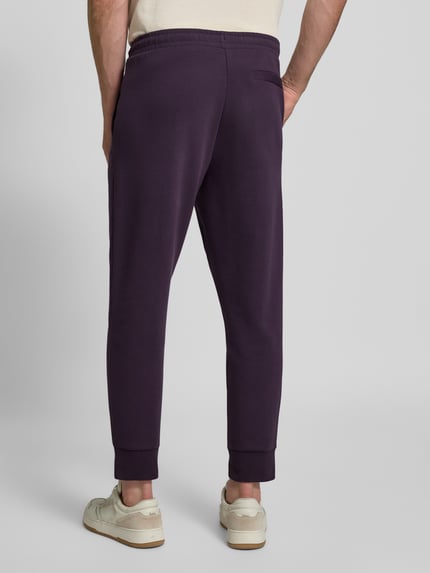 BOSS Green Regular Fit Sweatpants aus Baumwoll-Mix Lila 5