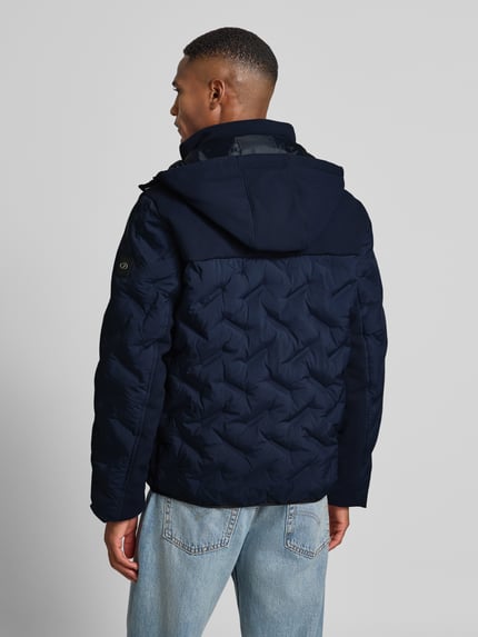 Tom Tailor Regular Fit Jacke mit abnehmbarer Kapuze Marine 5