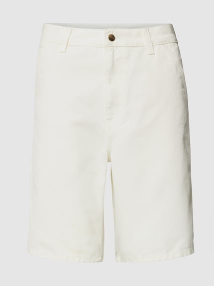 Carhartt Work In Progress Bermudas mit Eingrifftaschen Offwhite 2