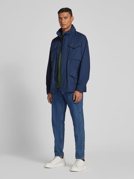 Save The Duck Jacke mit Stehkragen Modell 'MAKO' Marine 1