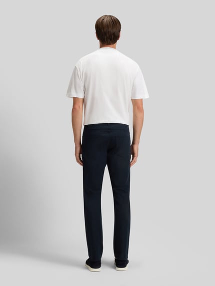 BOSS Slim Fit Hose aus Baumwoll-Mix Modell 'DELAWARE5' Marine 5