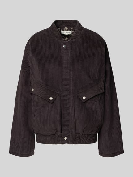 LOLLYS LAUNDRY Jacke mit Stehkragen Modell 'Hawaii' Schoko 2