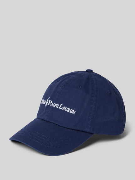 Polo Ralph Lauren Baseballpet met labelstitching Marineblauw - 1