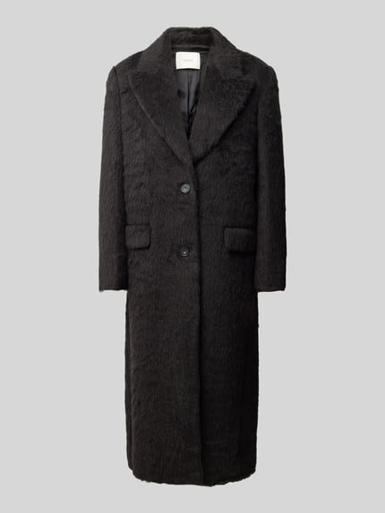 Joseph Wollmantel aus Alpaka mit Pattentaschen Black 1