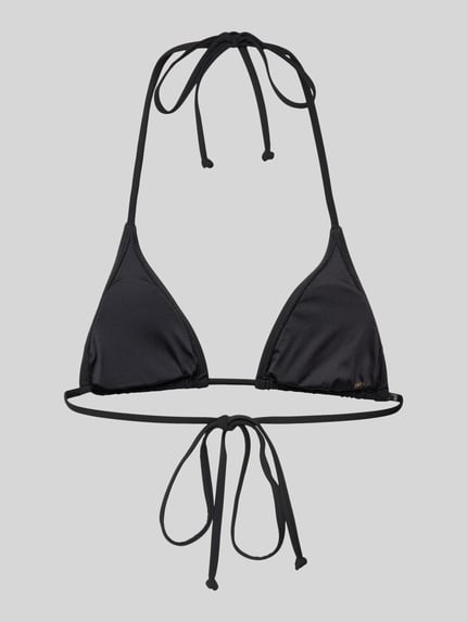 Barts Bikinitop met halter, model 'SOLID' Zwart - 3
