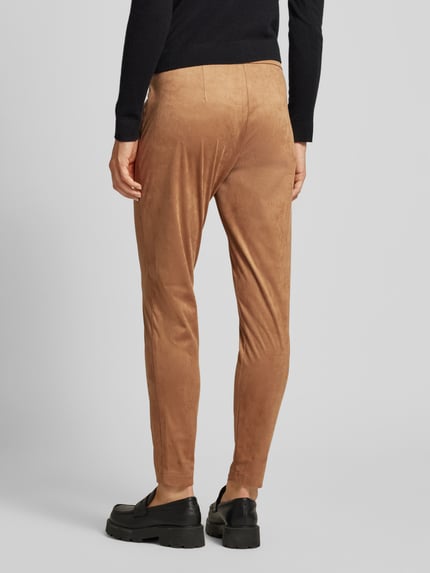 Raffaello Rossi Slim fit broek in wildleerlook, model 'CANDICE' Camel - 5