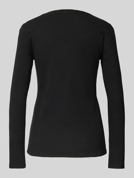 BOSS Slim fit pyjamabovendeel van katoenmix Black - 3