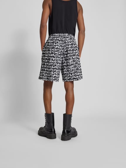 VETEMENTS Short met elastische band Zwart - 5