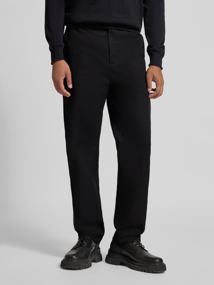 HUGO Slim Fit Chino aus reiner Baumwolle Modell 'GENAR' Black 4