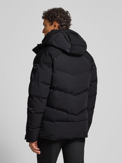 Blauer USA Kurtka puchowa z naszywką z logo model 'CROWN' Czarny 5