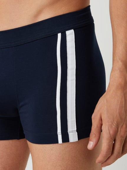 SCHIESSER Trunks met stretch in set van 3 Marineblauw - 2