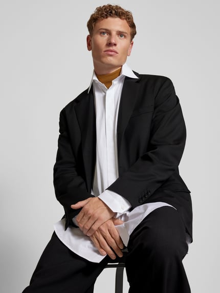 Filippa K 2-knoops colbert met reverskraag Black - 3