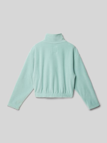 Tom Tailor Korte fleece schipperstrui Mintgroen - 3