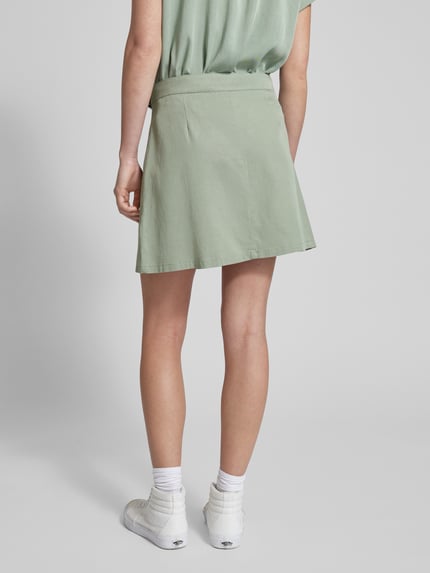 Jake*s Casual Minirok met opgestikte klepzak Olijfgroen - 5