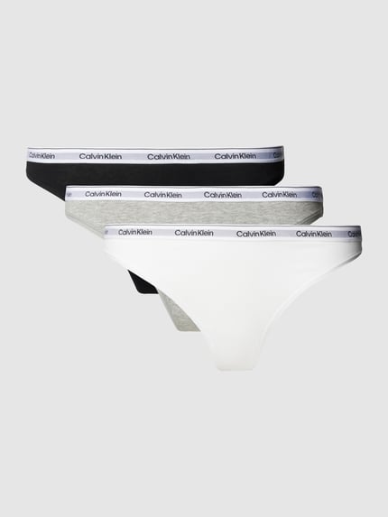 String mit elastischem Bund im 3er-Pack Shop The Look MANNEQUINE