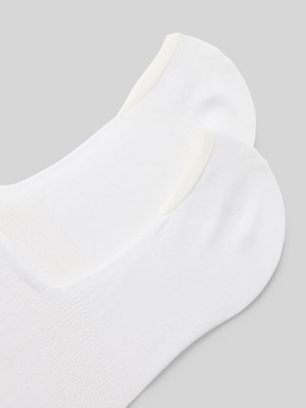 CK Calvin Klein Füßlinge mit Anti Rutsch Ferse im 2er-Pack Weiss 2