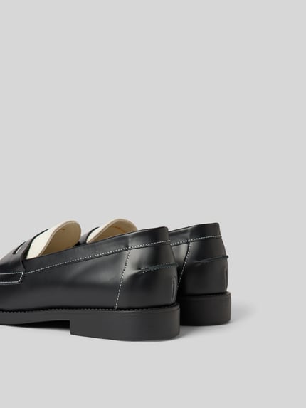 Duke & Dexter Penny-loafers van echt leer Offwhite - 3