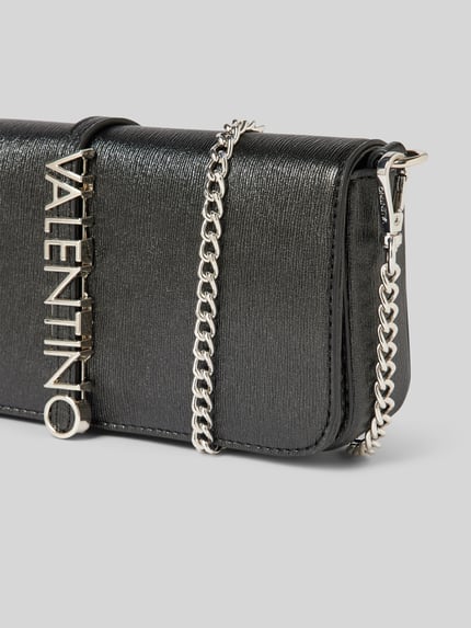 Valentino Bags Torebka z detalem z logo model ‘MATERIA’ Czarny 2