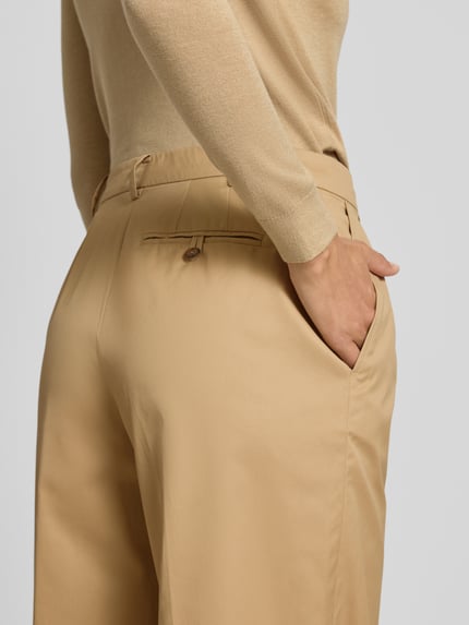 Lauren Ralph Lauren Hose mit weitem Bein und Gesäßtasche Modell 'MAKANIE' Sand 3