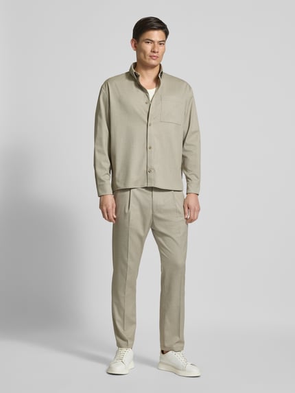 DRYKORN Regular fit vrijetijdsoverhemd met button-downkraag, model 'FENRIC' Zand - 1