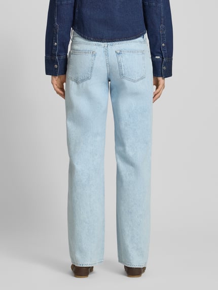 ONLY Wide leg jeans van puur katoen model 'EZRA' Jeansblauw - 5