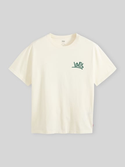 Levi's® Relaxed Fit T-Shirt aus reiner Baumwolle Offwhite 2