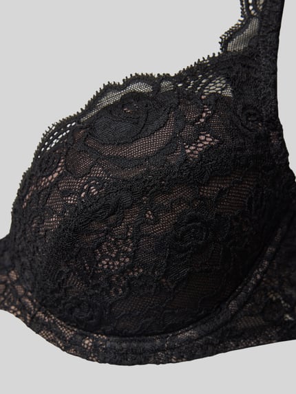 Marie Jo Push-up-bh van kant, model 'Cyrile' Metallic zwart - 2