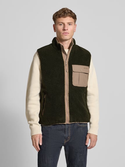 Levi's® Gilet met ritssluiting, model 'JOONIE' Donkergroen - 4