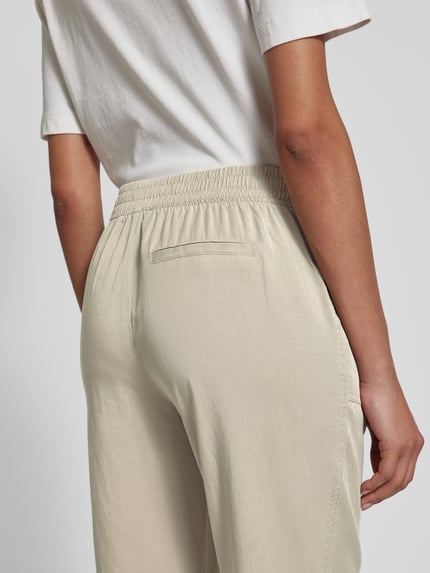 Jake*s Casual Stoffhose mit elastischem Bund Mud 3