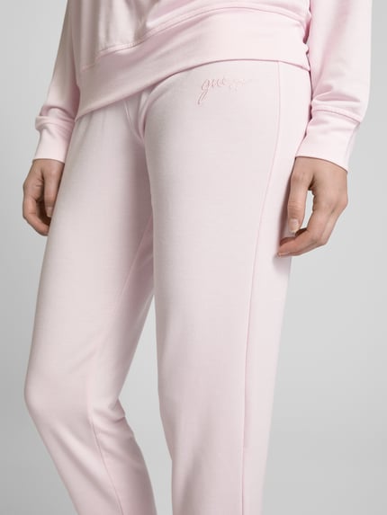 GUESS Sweatpants mit Label-Stitching Modell 'LUCIA' Rosa 3
