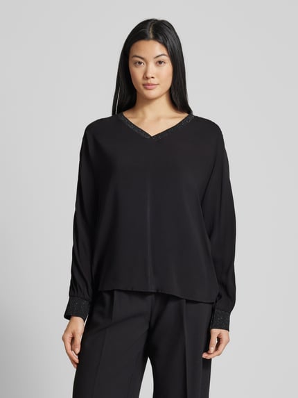 Street One Bluse mit Pattentaschen BLACK 4