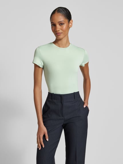 Christian Berg Woman T-shirt z okrągłym dekoltem Limonkowy 4