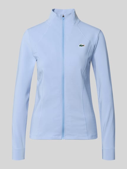 Lacoste Sport Slim Fit Trainingsjacke mit Logo-Patch Rauchblau 2