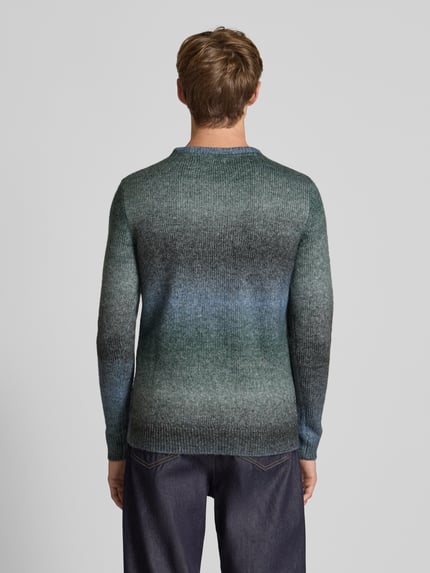 Blend Strickpullover mit Rundhalsausschnitt Modell 'DANNIE' Hellblau 5