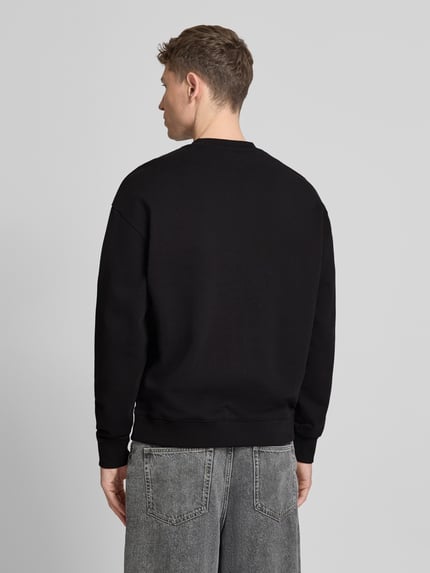 HUGO Regular Fit Sweatshirt aus reiner Baumwolle Modell 'DAYLO' Black 5