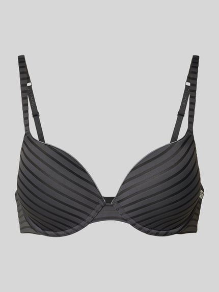 Marc O'Polo BH mit Streifenmuster Black 1
