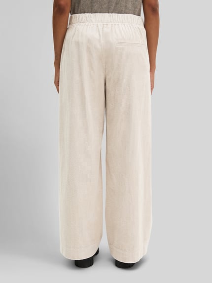 Marc O'Polo Wide Leg Cordhose aus reiner Baumwolle Stein 5
